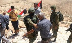 إصابة امرأة باعتداء الاحتلال على المواطنين في الأغوار الشمالية