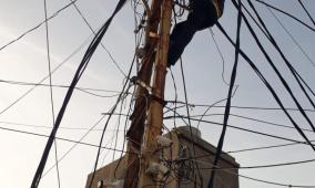 بتوجيهات الرئيس: إنجاز مشروع إعادة تأهيل شبكتي كهرباء في مخيم الرشيدية