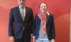 السفير ليث عرفة يبحث مع رئيسة الجامعة التقنية في برلين تعزيز التعاون الأكاديمي