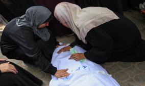 استشهاد مواطنة برصاص الاحتلال في مخيم المغازي وسط قطاع غزة