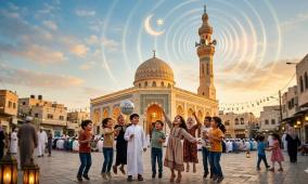 تكبيرات عيد الفطر 2026 كاملة مكتوبة mp3.. تحميل أجمل تكبيرات العيد مكررة من الحرم المكي