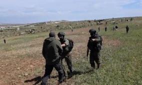 الاحتلال يعتقل مواطنا ونجليه عقب إطلاق مستوطنين ماشيتهم في أرضه بمسافر يطا