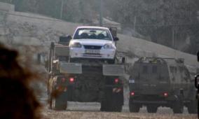 الاحتلال يستولي على مركبات خلال اقتحام قرية اللبن الشرقية