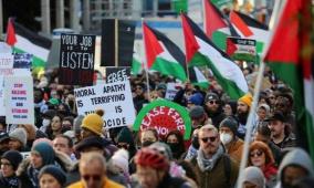 وقفة في نيويورك ضد شركة متهمة بدعم الصناعات العسكرية الإسرائيلية