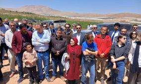 وزارة الزراعة تنظّم جولة ميدانية للسلك الدبلوماسي في محافظة طوباس 