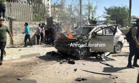 4 شهداء بقصف طائرات الاحتلال مركبة غربي مدينة غزة