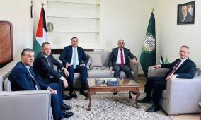 العطاري يشارك في لقاء مع الدكتور فائد مصطفى لبحث دعم الاقتصاد