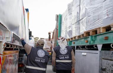  الإمارات تواصل مؤازرتها للغزيين بدعم من وكالة الإمارات للمساعدات الدولية