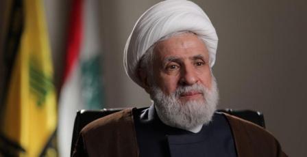 نعيم قاسم: التفاوض مع إسرائيل “تحت النار” استسلام