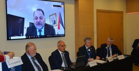 الوزير الميمي يفتتح الجلسة الخاصة بفلسطين في أسبوع المياه العربي بالقاهرة
