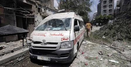 استشهاد مواطنة ونجلها بنيران الاحتلال في مدينة غزة