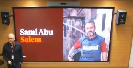 الصحفي سامي أبو سالم من غزة يحصد جائزة أوسيتسكي لعام 2025