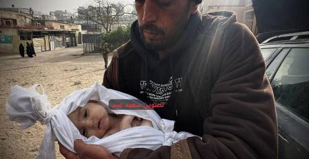 وفاة رضيع نتيجة البرد القارس جنوبي قطاع غزة