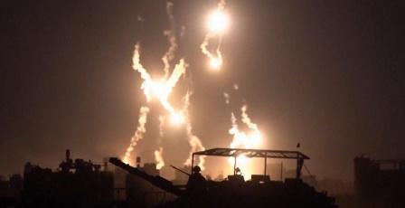 3 شهداء جراء قصف طيران الاحتلال شقة سكنية غرب مدينة غزة