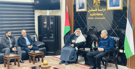 قلقيلية: المحافظ يستقبل وفد من كلية الدعوة الإسلامية ويبحث معهم عدداً من القضايا