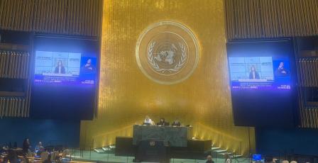 وزيرة شؤون المرأة تلقي كلمة دولة فلسطين في الدورة السبعين للجنة وضع المرأة في الأمم المتحدة