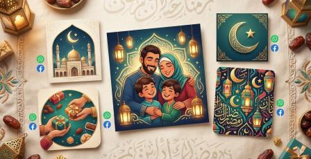 أجمل صور تهنئة عيد الفطر 2026.. بطاقات عيد مبارك جديدة للواتساب والفيسبوك