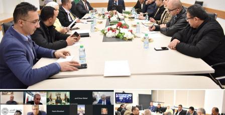 مجلس رؤساء الجامعات يُناقش ترتيبات الدوام الجامعي في ظل الظروف الراهنة