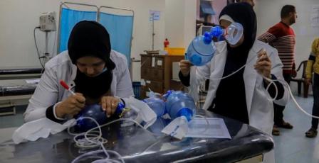 خاص| توقف محطة الأكسجين يهدد بموت عشرات المرضى في مستشفيات شمال غزة