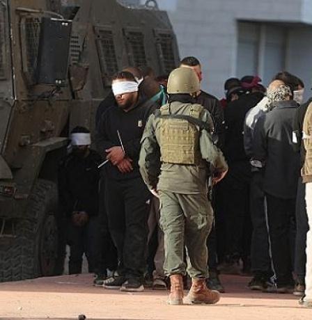 قوات الاحتلال تعتقل 22 مواطنا من محافظة نابلس
