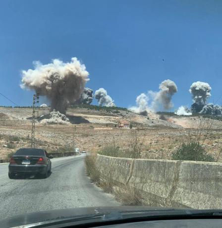 قصف مدفعي إسرائيلي يستهدف عدة بلدات جنوب لبنان