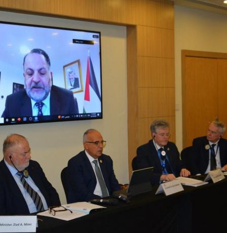 الوزير الميمي يفتتح الجلسة الخاصة بفلسطين في أسبوع المياه العربي بالقاهرة