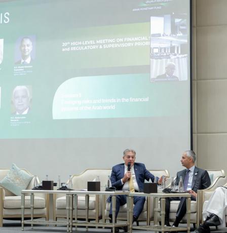 محافظ سلطة النقد يشارك في الاجتماع العشرين رفيع المستوى حول الاستقرار المالي المنعقد في أبو ظبي