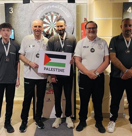 فريقا رام الله وسرية رام الله يحرزان برونزية بطولة الأندية العربية للدارتس