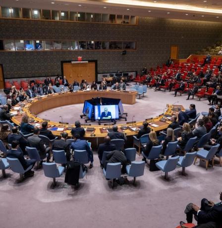 مجلس الأمن يناقش الأوضاع في الشرق الأوسط بما فيها القضية الفلسطينية