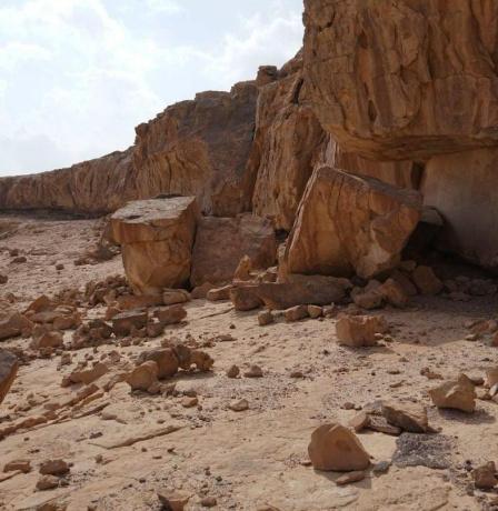 صور: اكتشاف موقع نقوش صخرية فريدة في سيناء