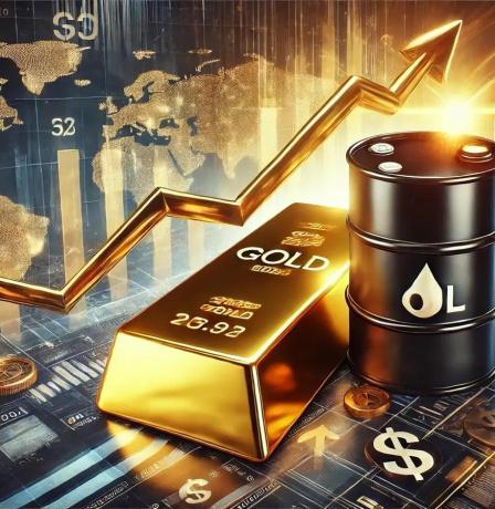 انخفاض أسعار الذهب وارتفاع النفط عالميا