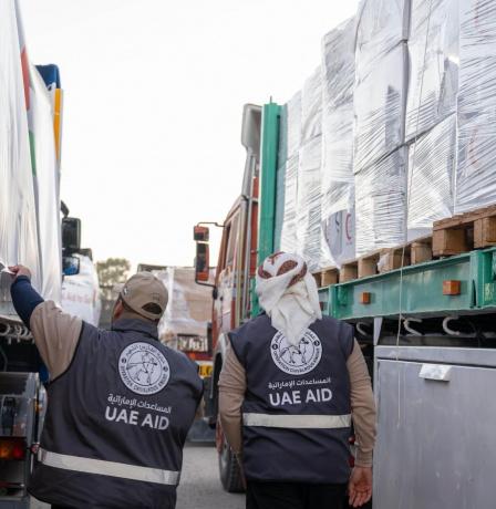  الإمارات تواصل مؤازرتها للغزيين بدعم من وكالة الإمارات للمساعدات الدولية