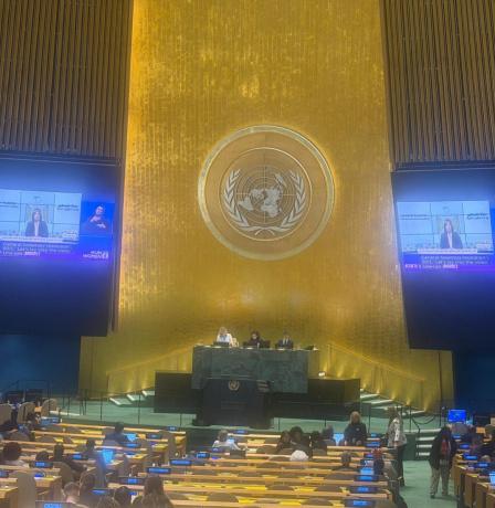 وزيرة شؤون المرأة تلقي كلمة دولة فلسطين في الدورة السبعين للجنة وضع المرأة في الأمم المتحدة