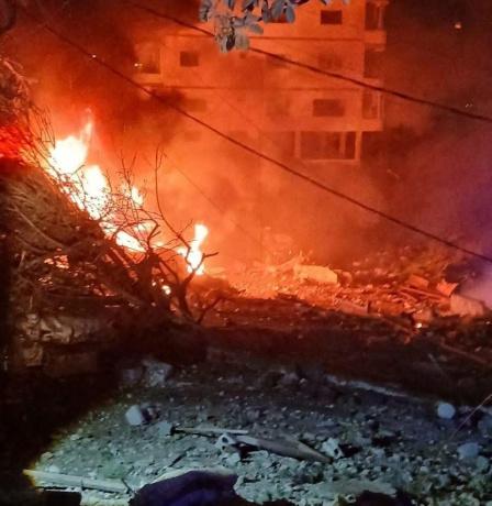 غارات واسعة للاحتلال على مدن وبلدات في لبنان