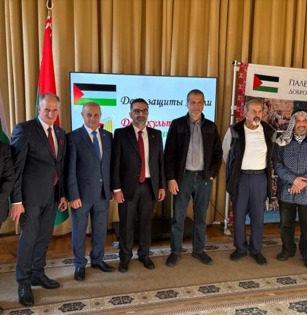 سفارة دولة فلسطين في جمهورية بيلاروس تحيي يوم الأرض ويوم الثقافة