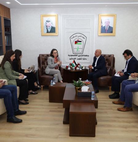 أبو هولي يطالب بلجيكا بحشد دعم دولي للأونروا وتأمين تمويل مستدام