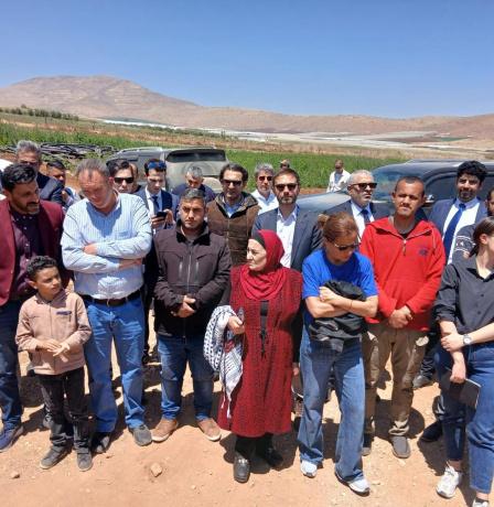 وزارة الزراعة تنظّم جولة ميدانية للسلك الدبلوماسي في محافظة طوباس 