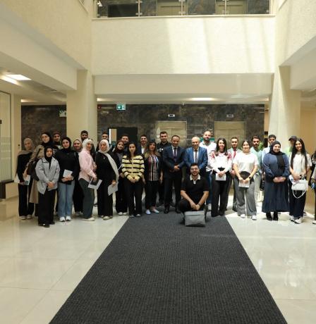 هيئة سوق رأس المال تستضيف طلبة مساق التأمين في جامعة بيرزيت