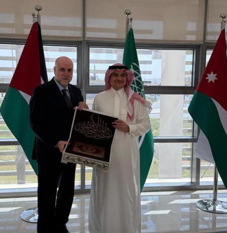 الهباش يبحث مع السفير السعودي تطورات الأوضاع في الأراضي الفلسطينية