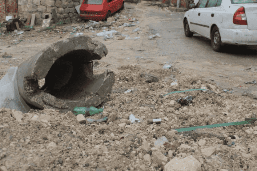 تلوث مياه الشرب في اذنا