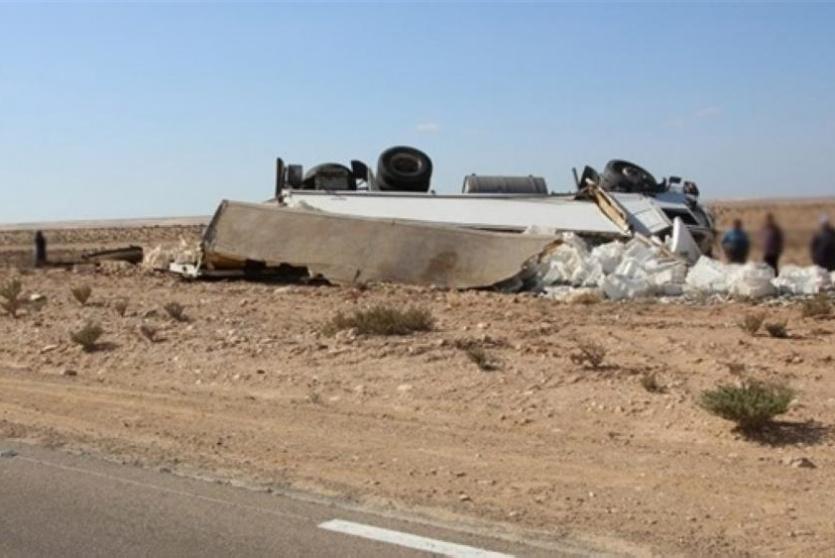 حادث اصطدام شاحنة- ارشيف