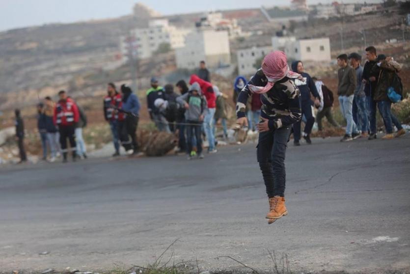 مواجهات على المدخل الشمالي للبيرة