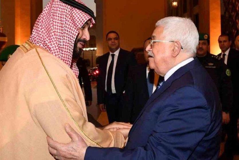 الرئيس محمود عباس ومحمد بن سلمان