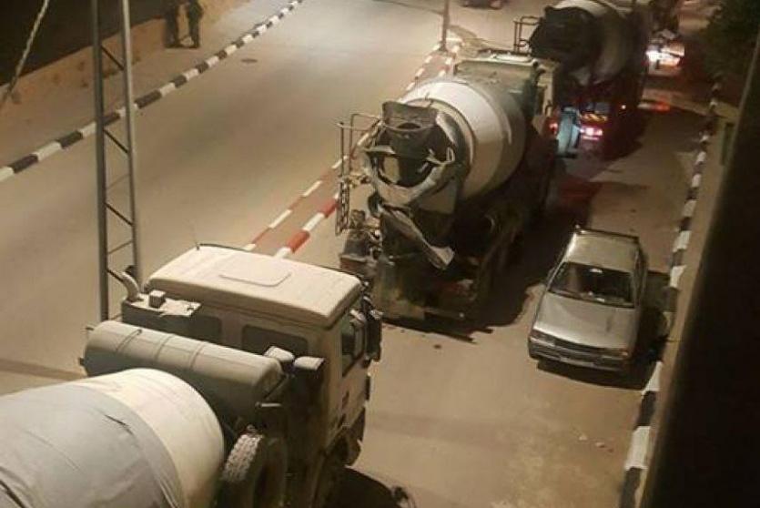 الاحتلال يغلق منزل أسير بالاسمنت