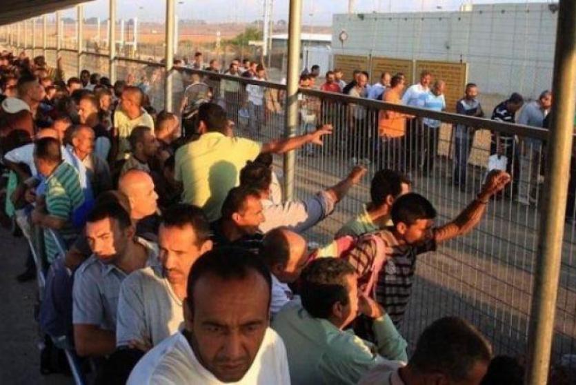 العمال الفلسطينيين العاملين في اسرائيل