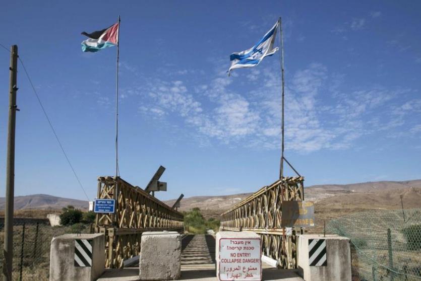 الحدود بين الاردن واسرائيل
