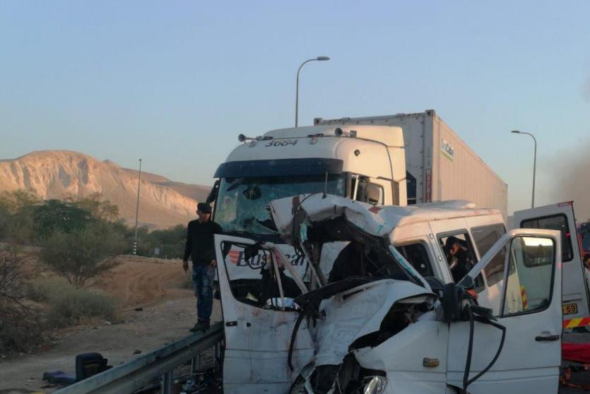حادث سير وقع خلال العام أودى بحياة 7 عمال