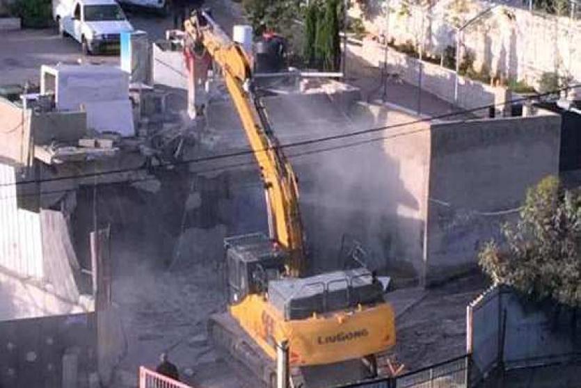 الاحتلال ينفذ عمليات هدم في القدس