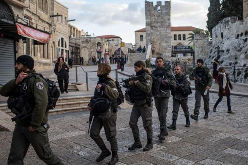 قوات الاحتلال في القدس- ارشيف