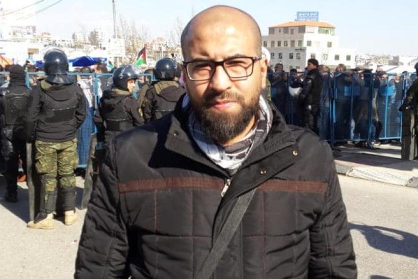 الناطق باسم الحراك اللفلسطيني الموحد عامر حمدان